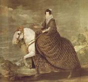 Diego Velazquez Portrait equestre de la reine Elisabeth (df02) painting